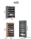Dustproof Shoe Rack Multilayer Shoe Cabinet Organizer Nonwoven Home Furniture Space-saving Cabinets Shoe Shelf Hallway Entryway