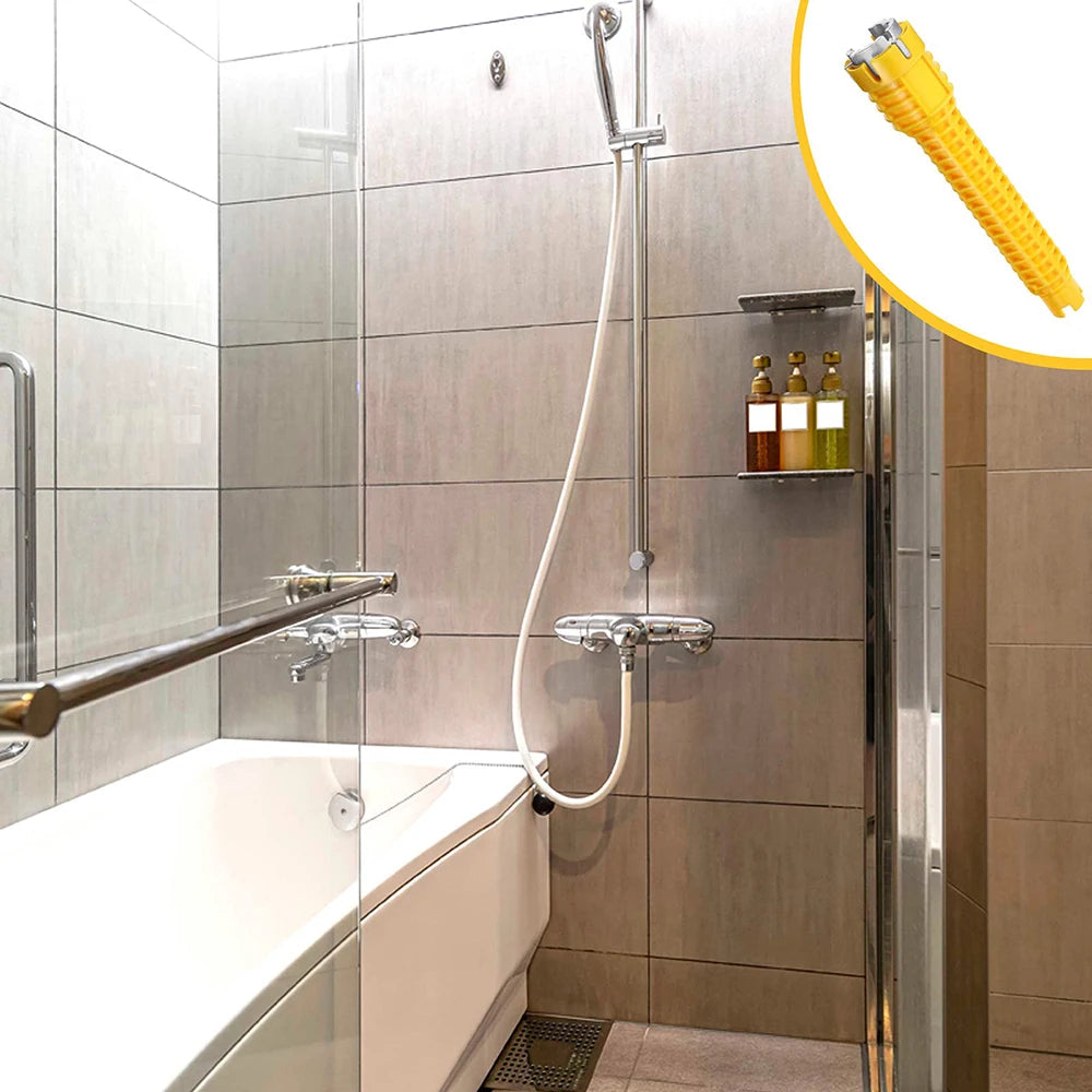 Sink Bathroom Wrench Plumbing Installation Tool Household Water Pipe Faucet Vegetable Basin Angle Valve Sink Maintenance