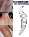Stainless Steel Gua Sha Guasha Plate Massager Tool Scraper Physical Therapy Loose Muscle Meridian Massage Machine Spa Board Tool
