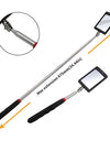 Engine Chassis Inspection Auto Repair Detector Mirror Multi-directional Folding Telescopic LED Light Reflector Tool Universal