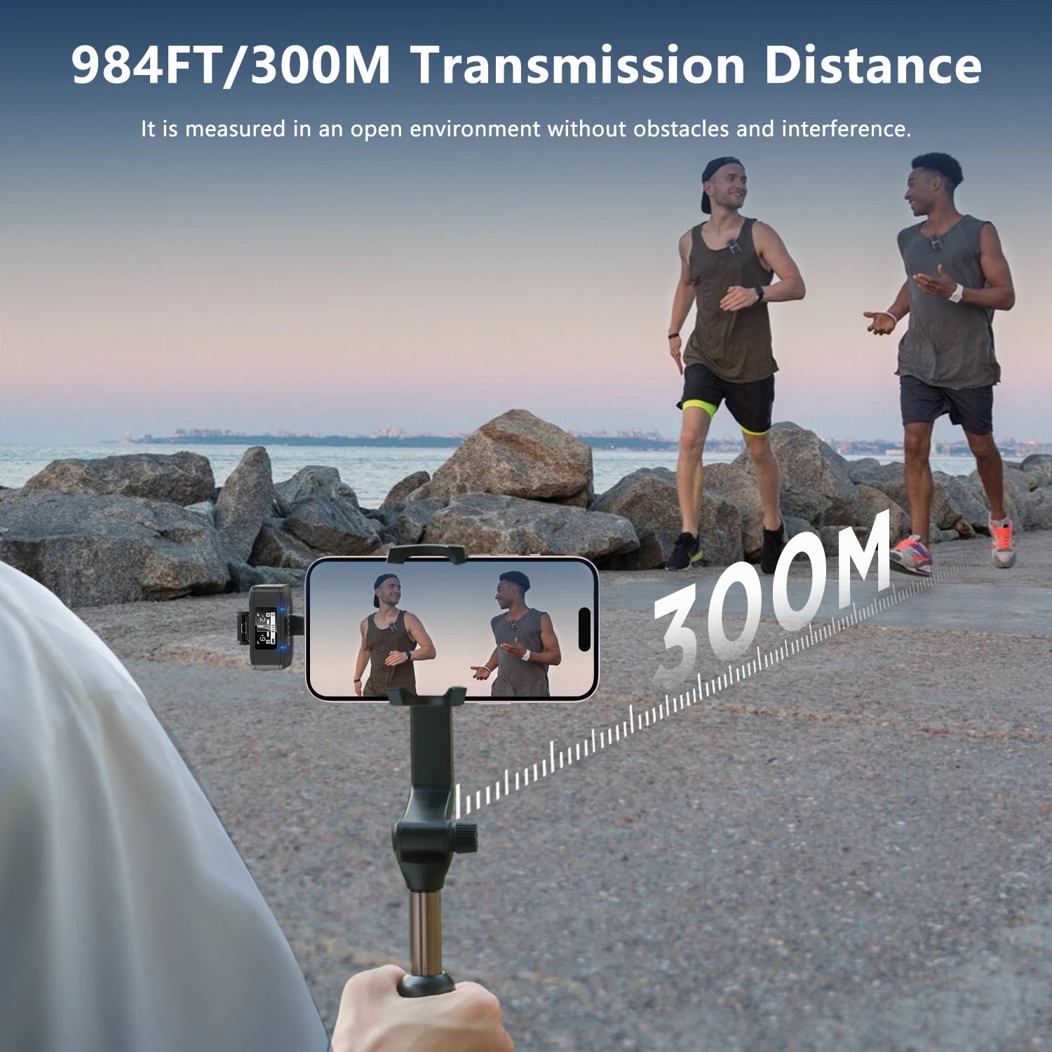 MIC-120 Wireless Lavalier Microphone with On-Board Recording for iPhone Android USB-C Devices Streaming Youtube Gaming