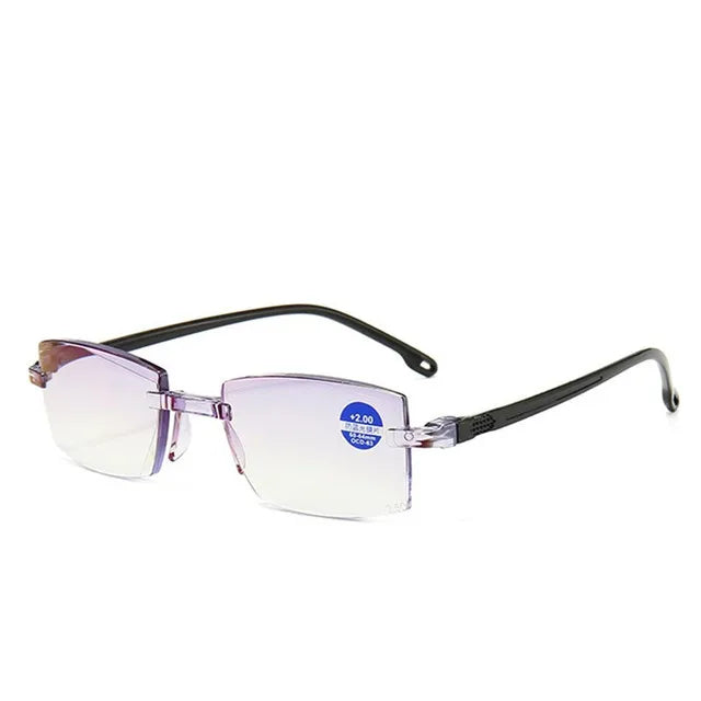 Half-frame Reading Glasses High Quality Business Glasses Presbyopia Eyeglasses 1.0 2.0 3.0