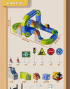 Versatile megnetic Attraction megnetic Block Track Electric Small Train megnetic Car Car Railtrack Set Toy  Gifts