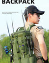 Large Capacity Fishing Gear Storage Backpack Fishing Bag Wet Dry Separation Splash-proof LUYA Bag Hiking Fishing Camping Packs