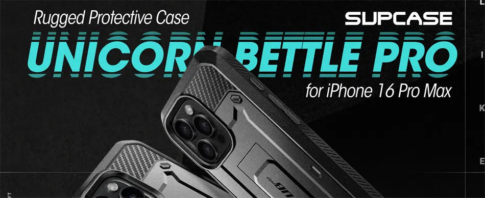 For iPhone 16 Pro Max Case 6.9" (2024) UB Pro Full-Body Heavy Duty Rugged Phone Case with Built-in Screen Protector