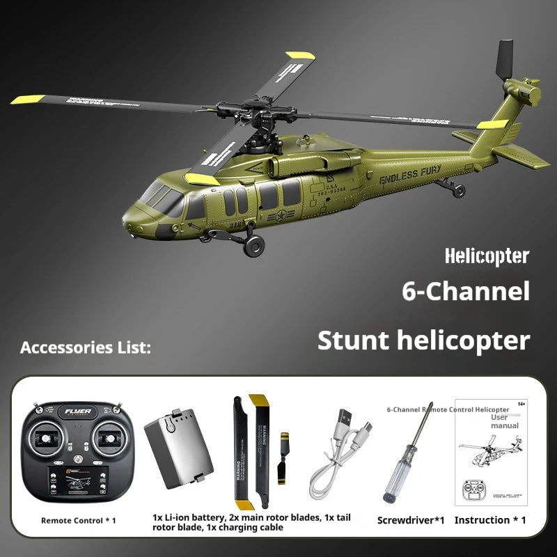Remote Control Military Helicopter With Optical Flow Positioning