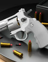 Continuous Firing ZP5 357 Revolver Launcher Pistol Soft Dart Bullet Toy Gun CS Outdoor Game Weapon