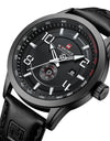 Watches Simple Fashion Waterproof PU Strap Luminous Date Week Male Quartz Wristwatch Relogio Masculino
