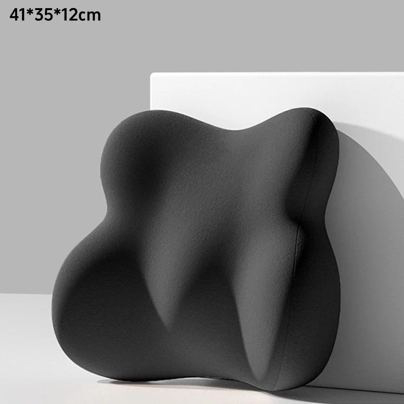 Memory Foam Lumbar Back Cushion Car Office Chair Lumbar Cushion Postpartum Waist Support Multi Functional Pain Relief Pillow