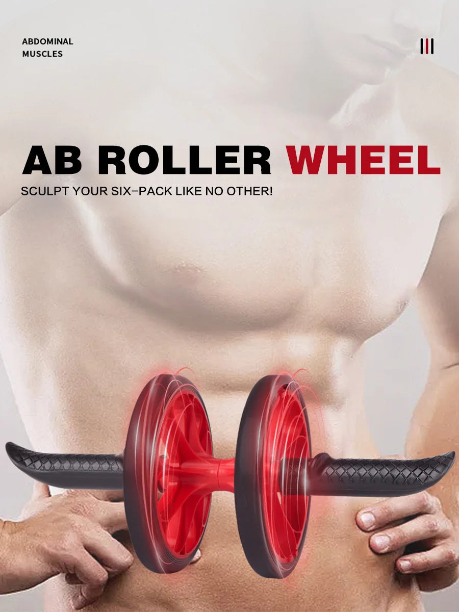 Ab Roller Wheel, Abs Workout Equipment for Abdominal & Core Strength Training, Exercise Wheels for Home Gym, Fitness Equipment