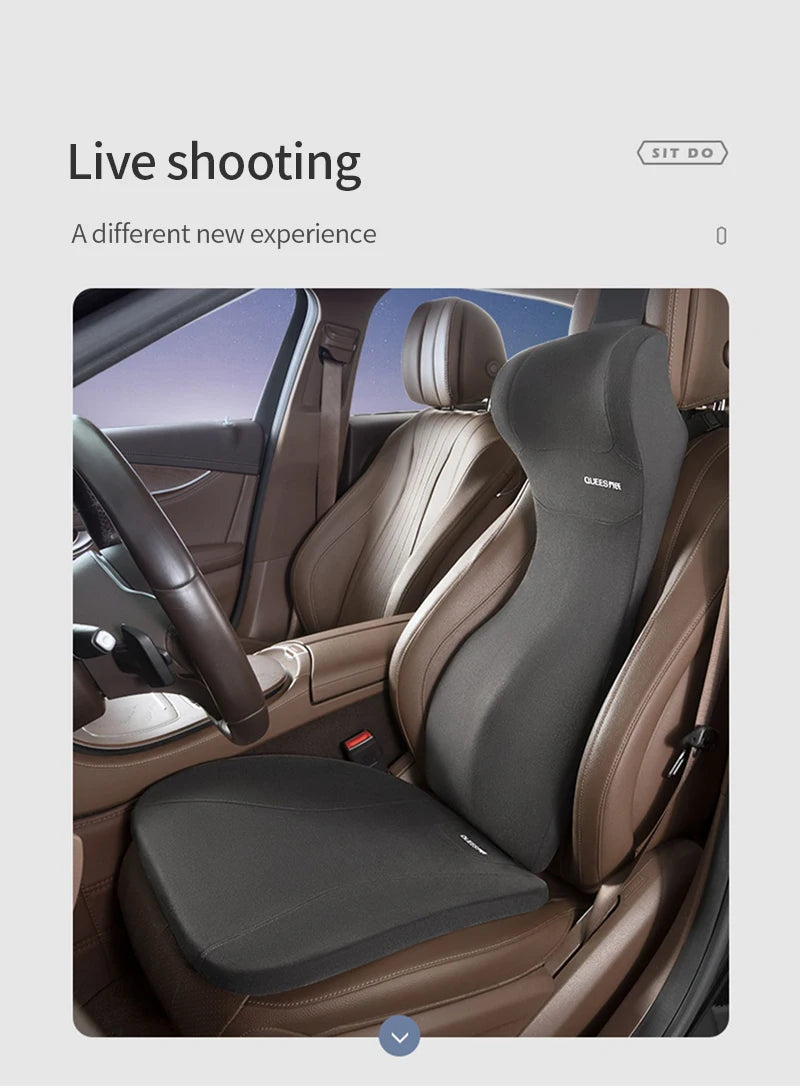 LIVICHEPIN Car Headrest Waist Protection Car Seat Backrest Cushion Auto Lumbar Cushion Waist Support Integrated Waist Cushion