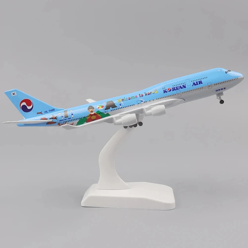 20CM Korea Boeing 747 Aircraft Model