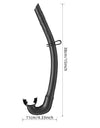 Soft Silicone Diving Snorkel Portable Foldable Easy-Breath Wet Scuba With Storage Case for Freediving Spearfishing Swimming