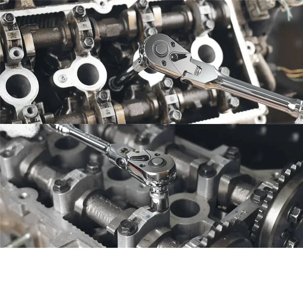 6pcs Flex Head Ratchet Set 1/4