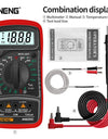 Digital Multimeter AC/DC Ammeter Volt Ohm Multimetre Tester Meter With Thermocouple LCD Backlight Portable