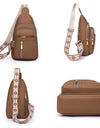 Women Chest Bags High Quality Leather Female Cross body Bag Designer Brand Shoulder Bags Luxury Storage