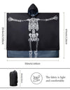 Raincoat Men Women Hooded Rain Poncho Halloween Outdoor Waterproof Rain Coat Multifunctional Rain Gear for Hiking Camping