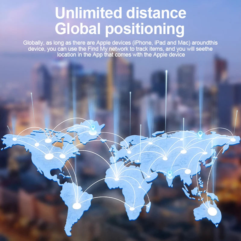 Ultra-thin Smart Bluetooth Global Position Systm Card Tracker Work With Apple Find My Wireless Rechargeable Back Cover For Iphone ID Card Finder