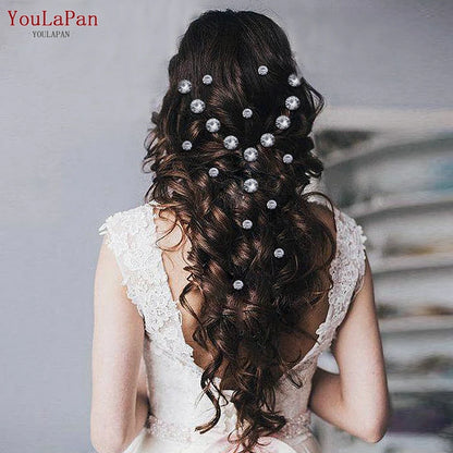 Rhinestone Hair Pin Set Hair Clips Bridal Wedding Hair Accessories Girls Hairpin Bride Headwear