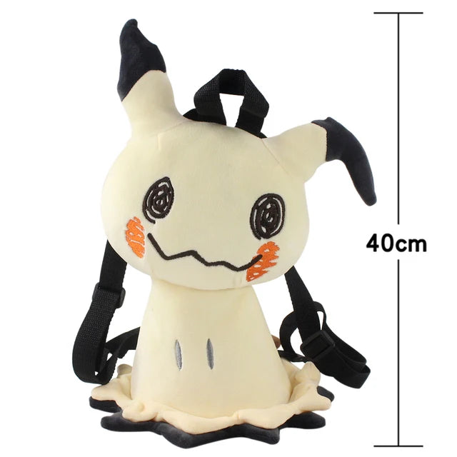 Kawaii Pokemon Plush Backpack Soft Cartoon Shoulder Bag