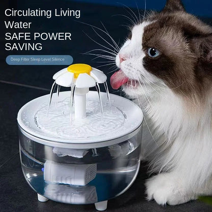 Automatic Cat Water Fountain Filter USB Electric Mute Pet Drink Bowl Pet Drinking Dispenser Drinker For Cats Water Filter