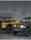 1:32 Jeep Wrangler Rubicon Alloy Off Road Diecast Model Hight Simulation Sound Light  Toy Collect Hobby Model Ornaments Gift