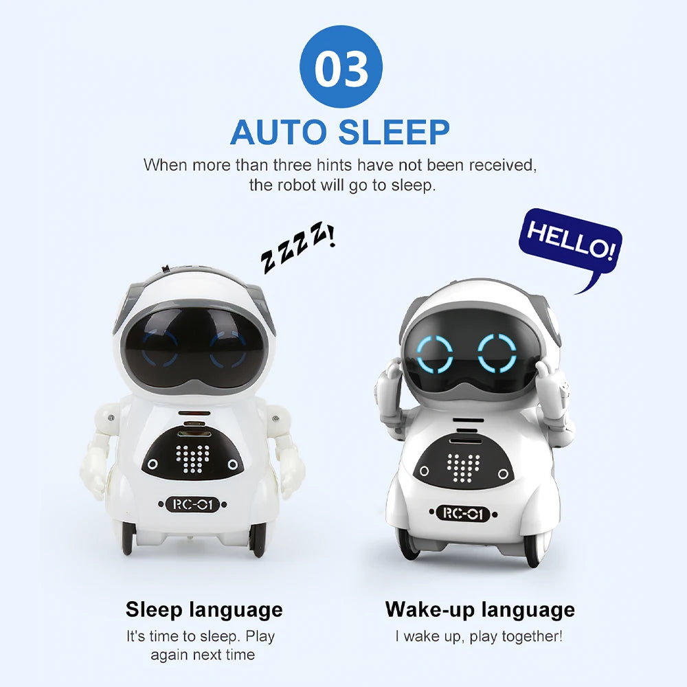 Robot Can Talk Interactive Dialogue Voice Recognition Recording Singing and Dancing Storytelling Mini Smart Robot Toy