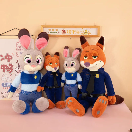 Kawaii Rabbit and Fox Plush Toy Soft Stuffed Doll Collection