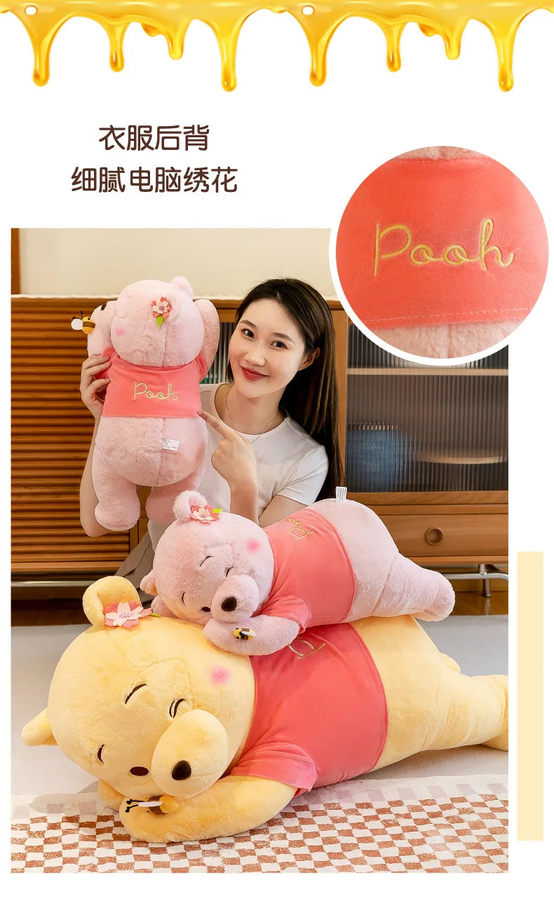 Winnie Bear Plush Stuffed Animal Soft Cartoon Pillow