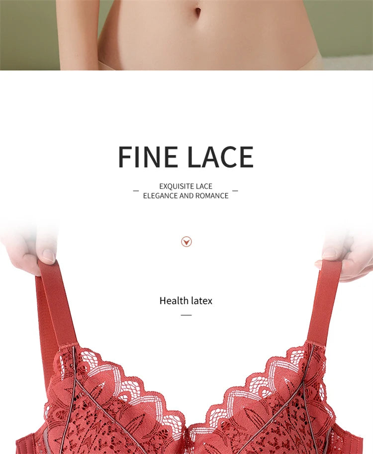 Women’s Push-Up Wire-Free Bra – Comfortable Adjustable Straps Bralette