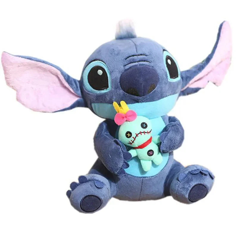 Disney Cartoon Blue Pink Stitch Plush Dolls Anime Toys Lilo and Stitch Stich Plush Stuffed Toys Christmas Gifts for