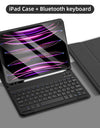 For iPad Keyboard Case For iPad 2024 iPad Air 11-in 13-in M2 Pro 11-in 13-in M4 Pro 11 12.9 10.2 9/8/7th 10.5 9.7 Air 3 2 Case