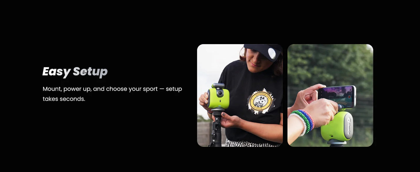 AI Auto Tracking Sports Camera 4K 60FPS Smart Team Sports Recording System