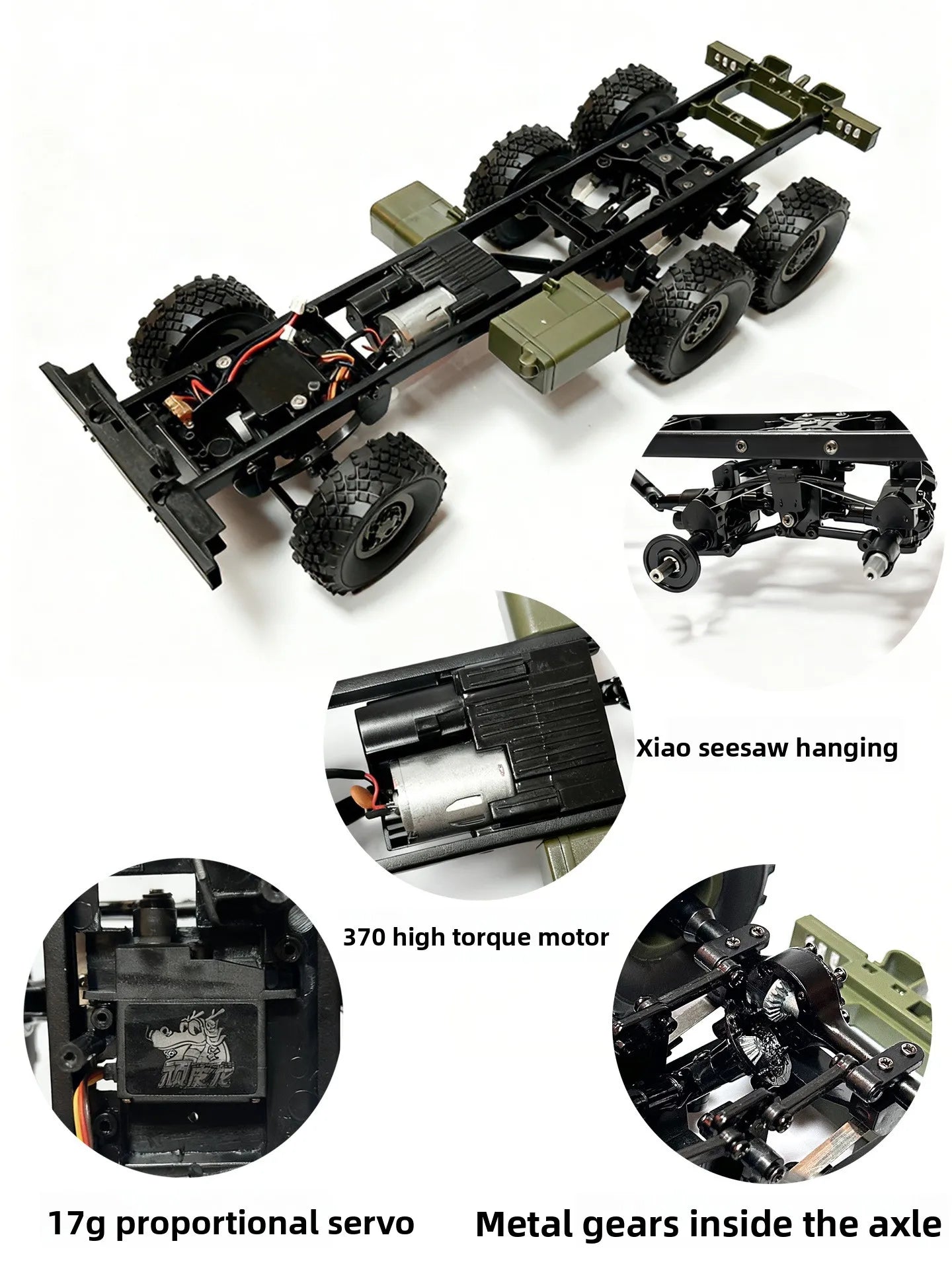 1 to 16 Scale 6WD Remote Control Military Rocket Launcher Truck