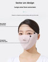 Breathable Sun Protection Face Mask For Men Women High Aesthetic Value Ice Silk Full Face Summer Sunshade Uv Protection