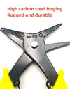 Circlip Pliers 2 in 1 Internal and External Dual Purpose Pliers External Spring Pliers Large Retaining Ring Removal Tool 1pcs