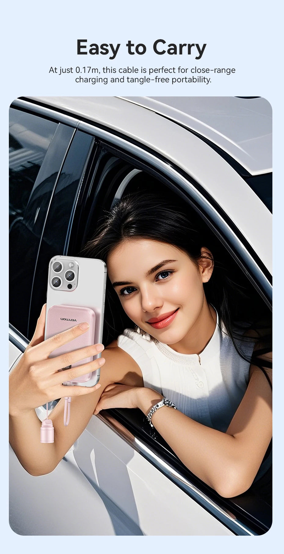 17cm Short USB Type C Cable 3A 27W Lightning Cable for iPhone 14 13 12 Power Bank Cable Fast Charging Data Cable