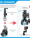 for GoPro 11 10 9 8 Motorcycle Accessories Holder Handlebar Mirror Mount Bike Bracket for DJI OSMO insta360 Action Camera