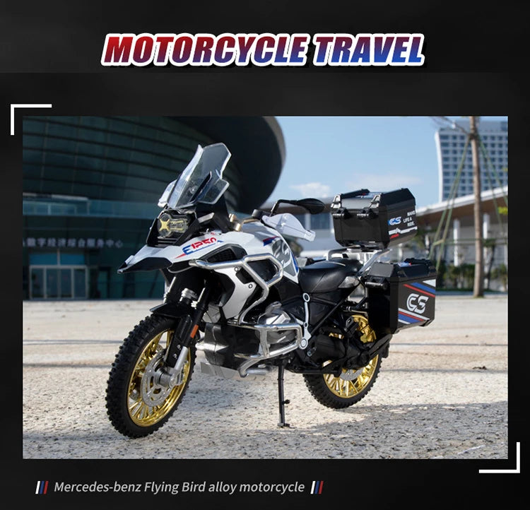 Diecast R1250 GS Adventure Motorcycle Model 1 to 10 Scale