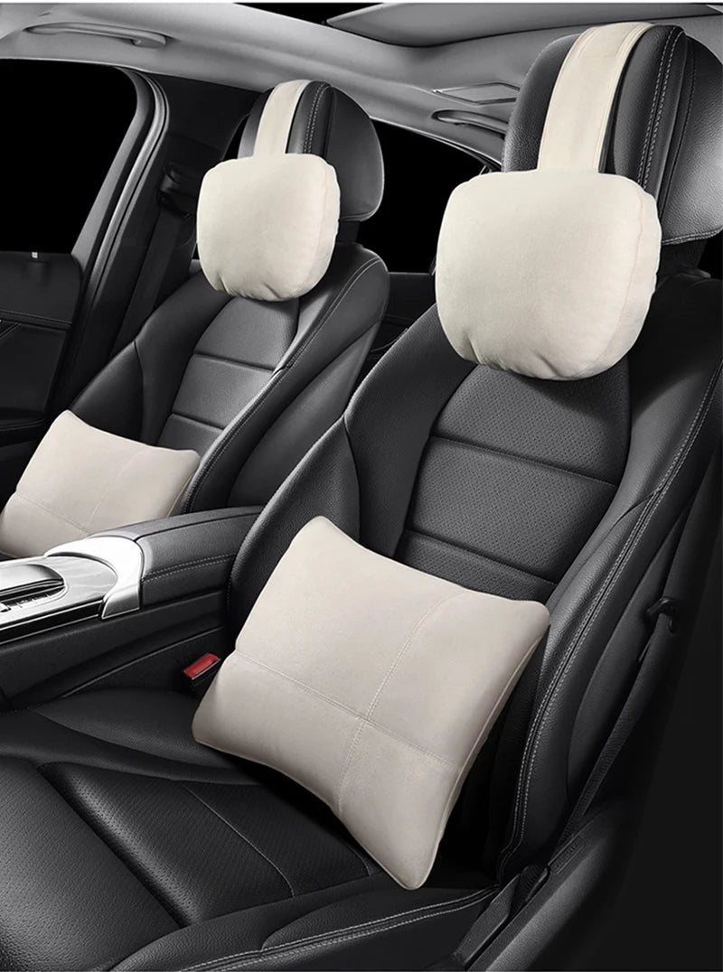Memory Cotton Car Headrest Neck Support For Car Supplies Seat Class Soft Universal Adjustable Car Pillow Neck Rest Cushion