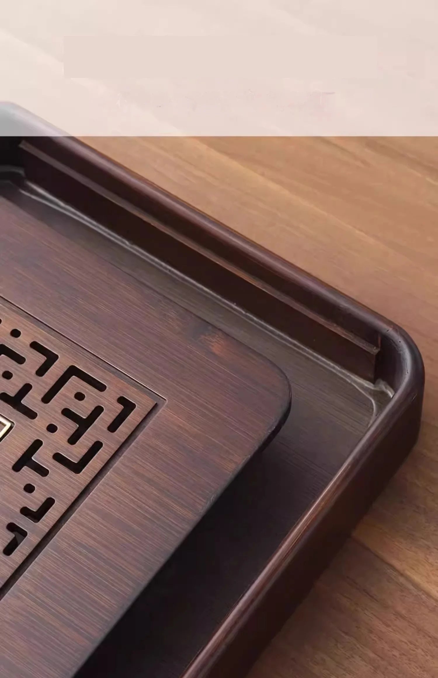 Home And Kitchen Tea Tray Portable Dishes For Tea Ta Kawi Bamboo Rectangle Wooden Tray For Chaban Tea Table Serving Trays