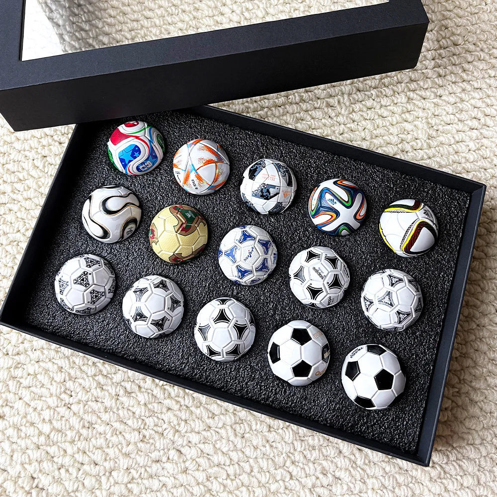 2026 Mini Soccer Ball Collectible Set 15 Piece Football Fan Souvenir