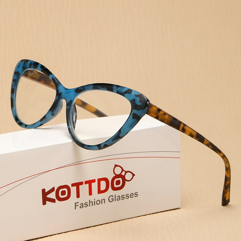 Cat Eye Reading Glasses Anti Blue Light Eyewear Design Trend Elderly Reading Books Computer Eyeglasses