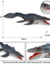 1pc Large Mosasaurus Megalodon Shark Dinosaur Figures Realistic Model Marine Animal Life Toy for Collection Party Favor Kid Gift