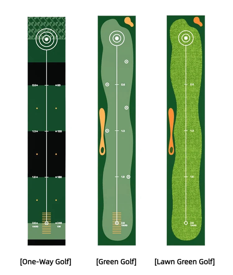 50X300CM Golf Putting Green Mat Indoor Equipment For Home Office Mini Training Practice Durable Hitting Garden Aid For Outdoor