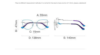 HONGMEI lunette Prescription glasses for women 's grade glasses Reading Eye in trend myopia Blue light filter 3043