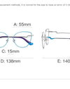 Prescription glasses for women 's grade glasses Reading Eye in trend myopia Blue light filter