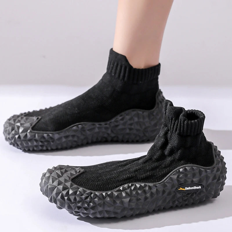 Women's silent soft sole cushioned shoes Squat silent hard pull fitness shoes casual shoes