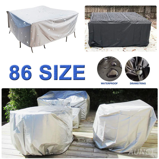 Waterproof Patio Furniture Set Cover Outdoor Garden Sofa Table Chair Rain Snow Dust Protector