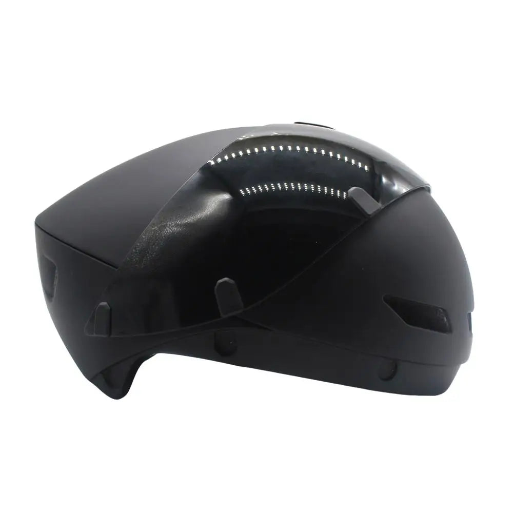 Aerodynamic Triathlon Cycling Helmet With Magnetic Goggles